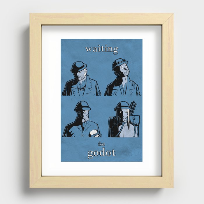 Waiting for Godot Recessed Framed Print