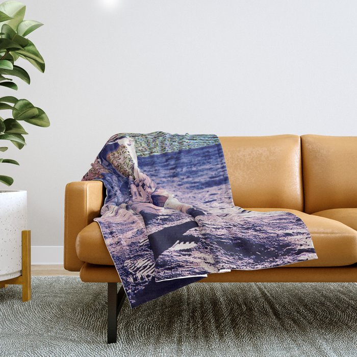 Space Static Throw Blanket