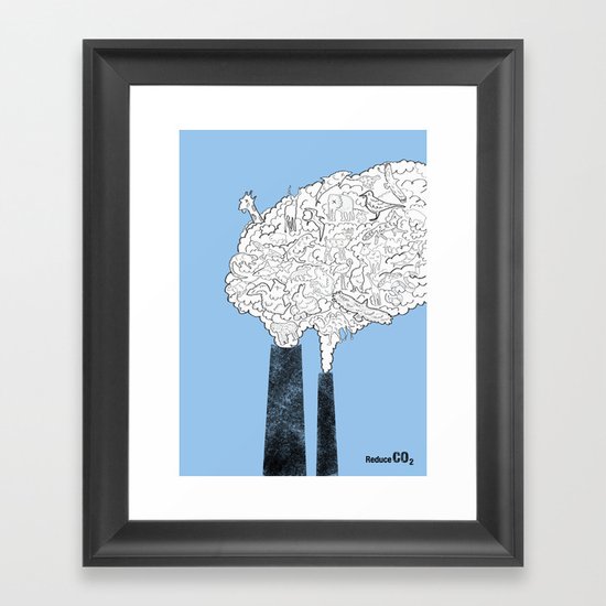Animal Extinction Framed Art Print