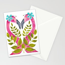 Flamingo Lovers Stationery Card