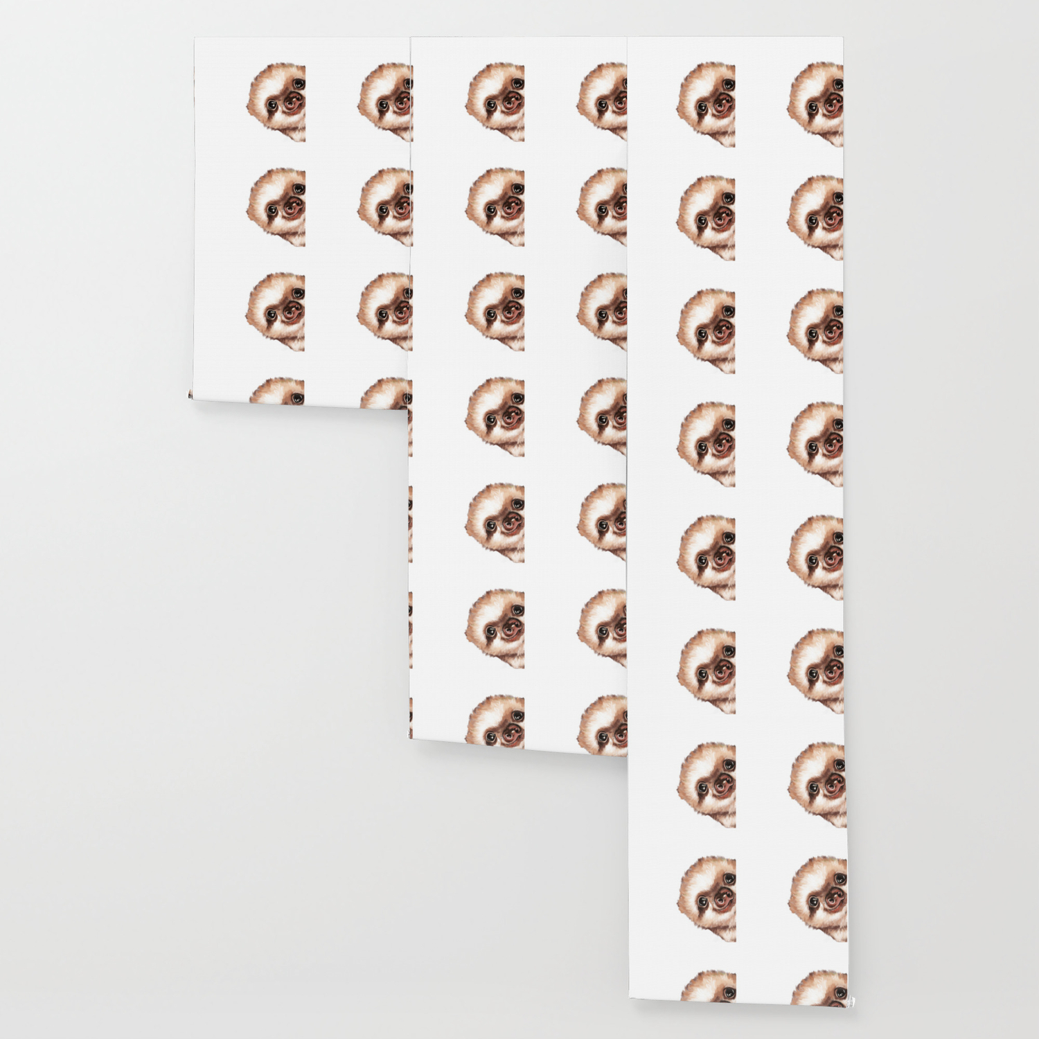 Sneaky Baby Sloth Wallpaper By Bignosework Society6
