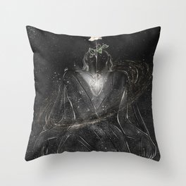 The pure heart. Throw Pillow