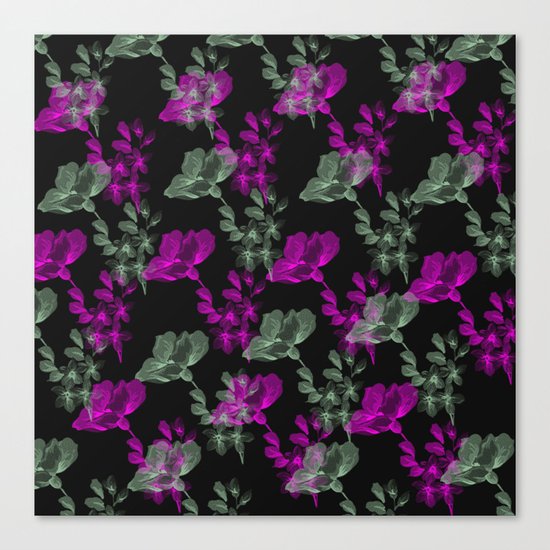Flowers Growing Canvas Print