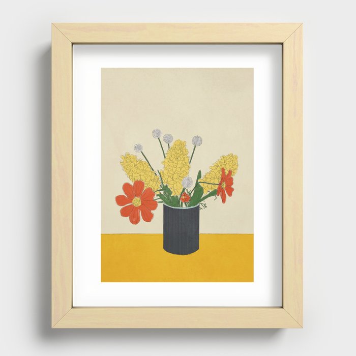 Colorful Spring Mood 04 Recessed Framed Print