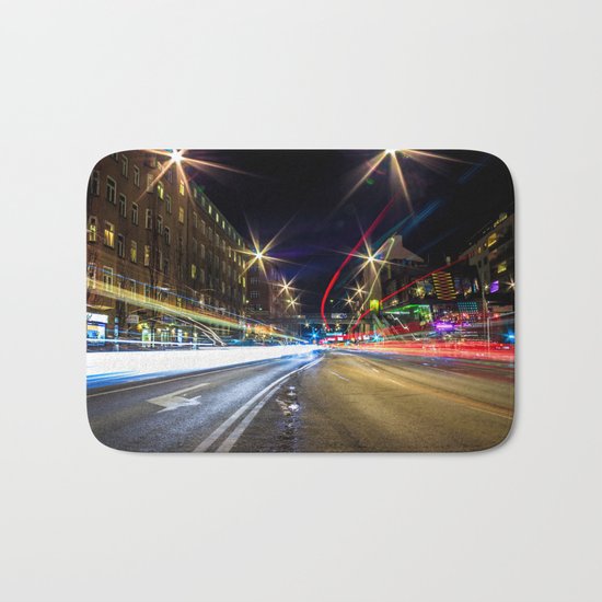 Light Trails 2 Bath Mat