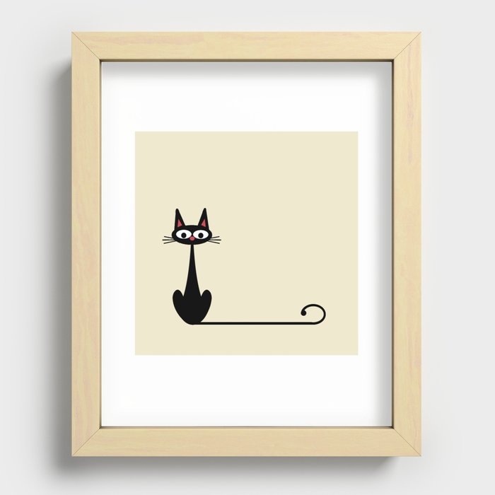 the long tail Recessed Framed Print