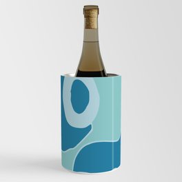 Blue portrait silhouette Wine Chiller