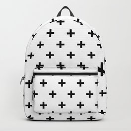 Black Swiss Cross Backpack