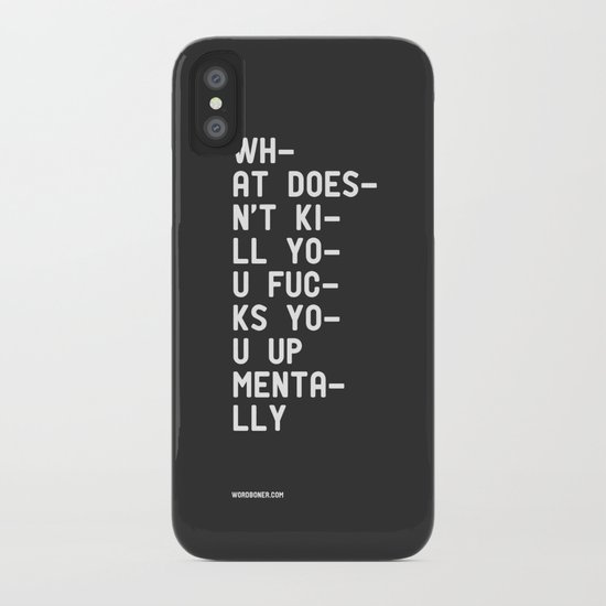 Mentally iPhone Case