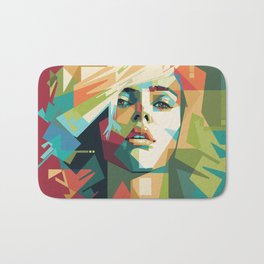 Scarlett Johansson - Mad4U Bath Mat | Graphicdesign, Colorfull, People, Scarlett, Portrait, Digital, Landscape, Popart, Pop Art 
