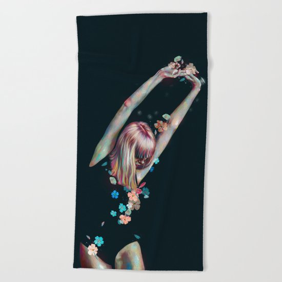 Orange Beach Towel