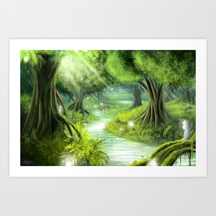 Forest Spirits Art Print