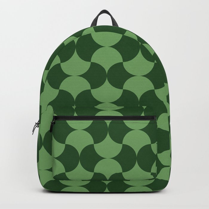 Deco 2 pattern green Backpack