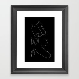 Single Nude Night Framed Art Print