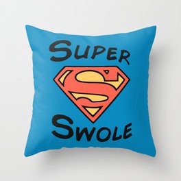 Super! Throw Pillow