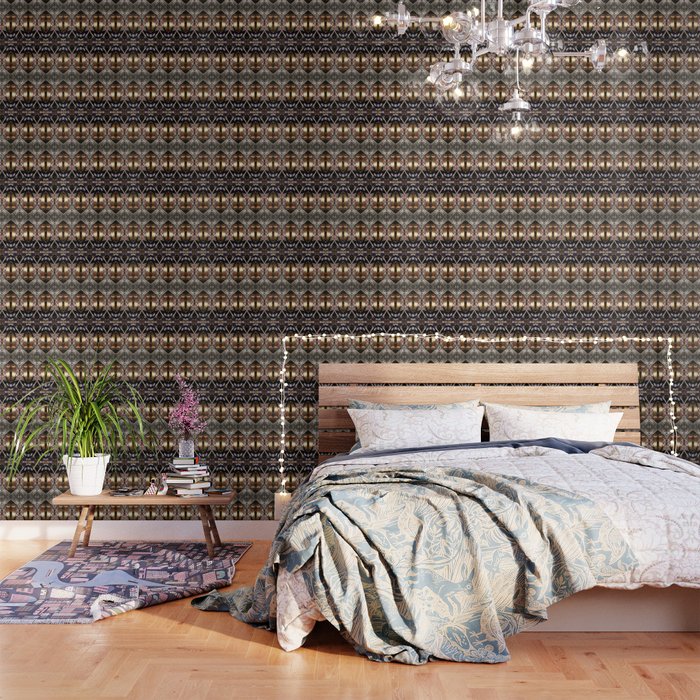 No 317 Navy Gold Silver Black White Red Gray Wallpaper By Jacksun Society6 Here my plans for this room i choose: society6