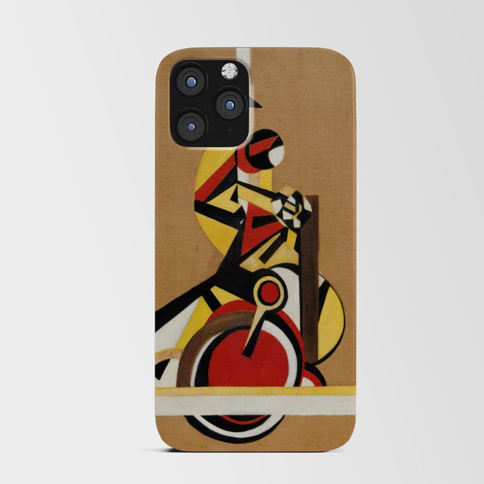 The Bicyclist by Laszlo Moholy-Nagy iPhone Card Case