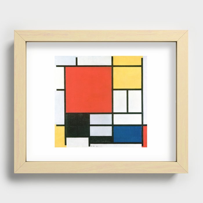 Piet Mondrian, Composition in red, yellow, blue and black Recessed ...