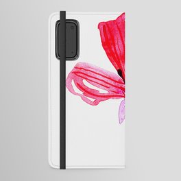 Fuschia Flower Watercolor 3 Android Wallet Case