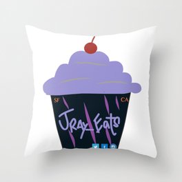 JRay_Eats Throw Pillow