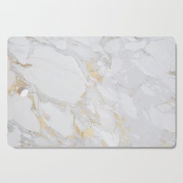 Marble with Gold Cutting Board