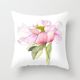 Rose in Bloom Throw Pillow