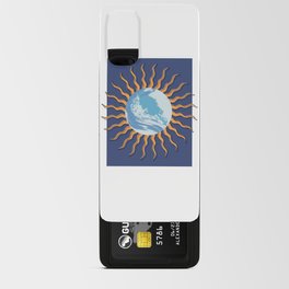 BLUE Earth Sun Android Card Case