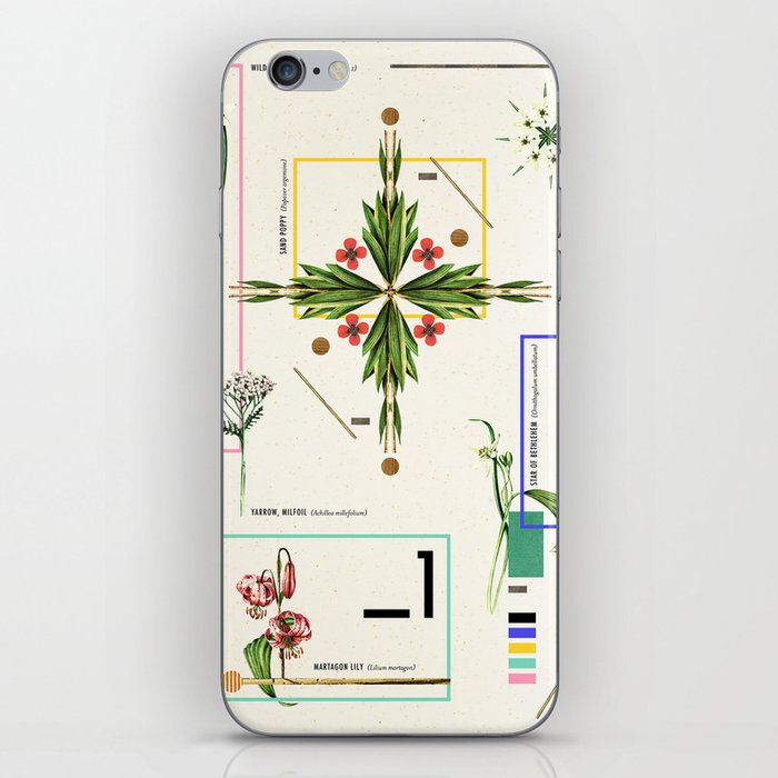 Wild Flowers_1 iPhone Skin