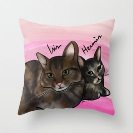 Isis and Herme Throw Pillow