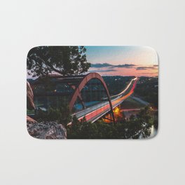 (Austin) 360 Bridge Overlook - Sunset Bath Mat