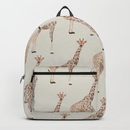 Giraffe Pattern Watercolor Backpack