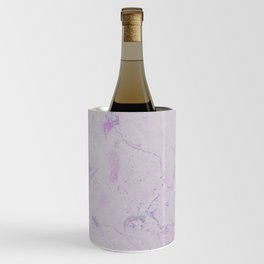 Vintage blush lavender elegant marble Wine Chiller