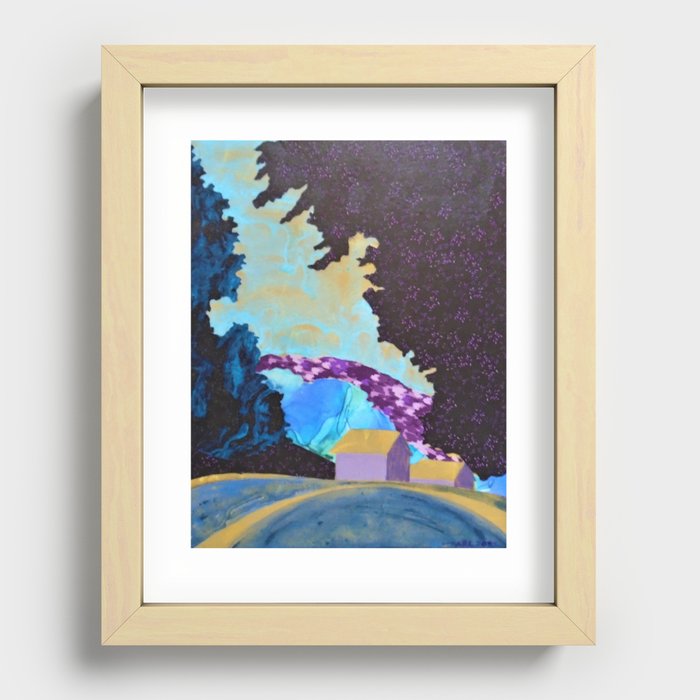 On the Way Recessed Framed Print