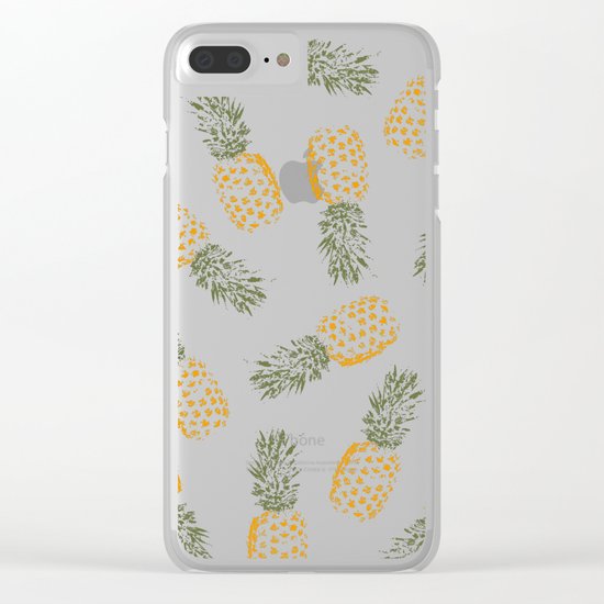 Pineapple Clear iPhone Case