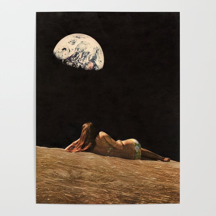 Moon Vacay Poster