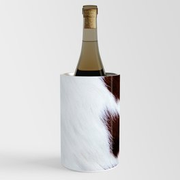 Scandinavian Minimal Modern Cow Fur (digital art) Wine Chiller