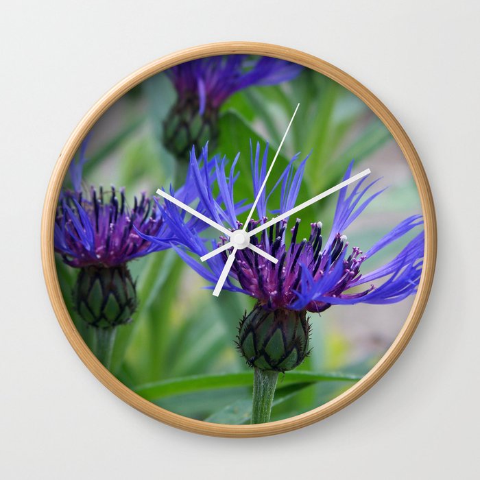 Delicate Flower Wall Clock