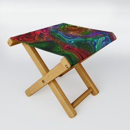 Neon Shapes Folding Stool