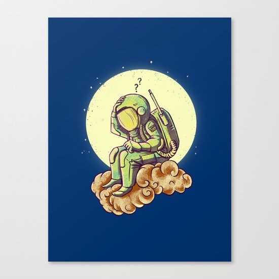 Why in the cloud Canvas Print