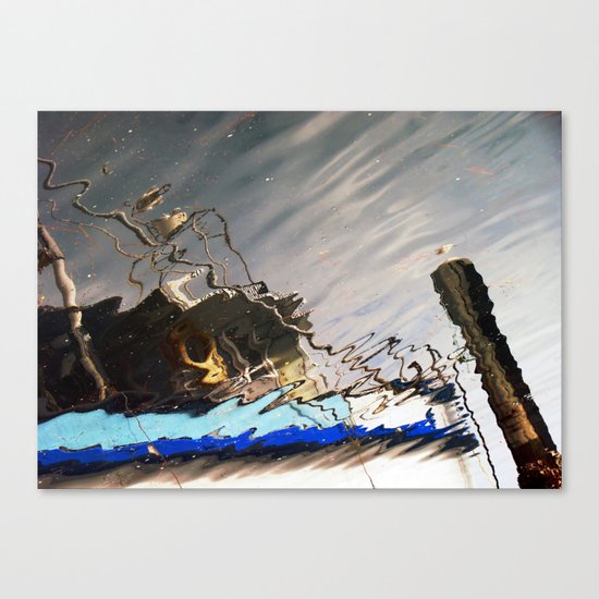 Moored Canvas Print