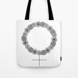 Flower feminism Tote Bag