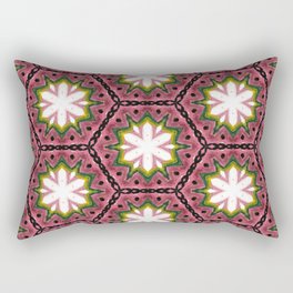 Dusted cyclamen flowers in chains Rectangular Pillow