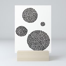 swirly bubbs Mini Art Print