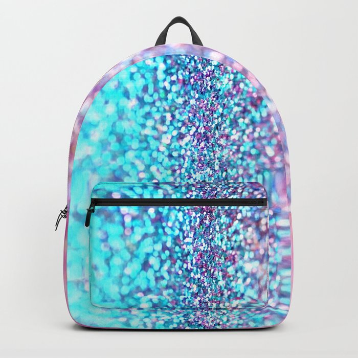 blue sparkle backpack