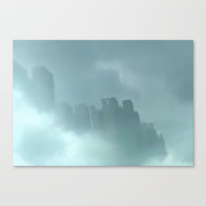 Chinese floating city Canvas Print