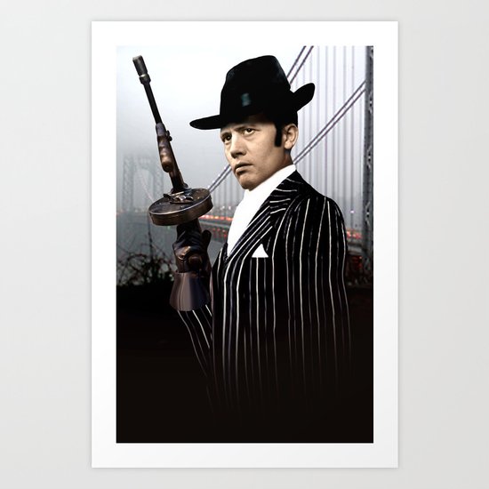 city nights, and Jason Wing Art Print
