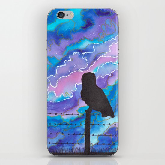 Galaxy Owl iPhone & iPod Skin