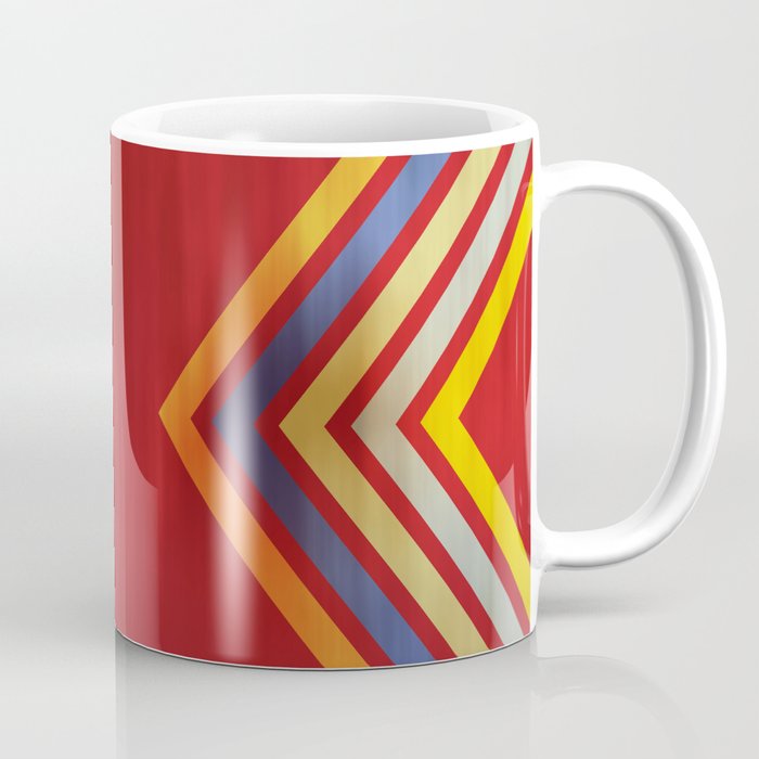 Stripes and Chevrons Ethic Pattern Coffee Mug