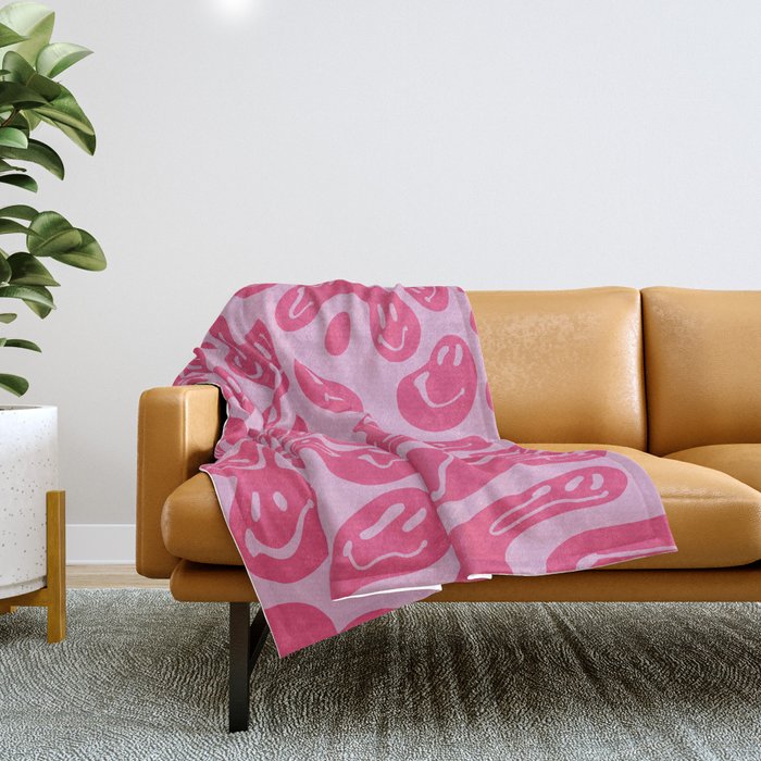 Hot pink throw blankets deals
