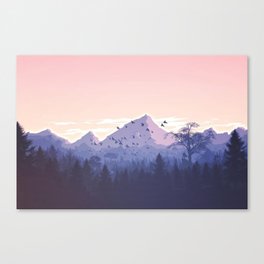 Sunset Mountain Canvas Print